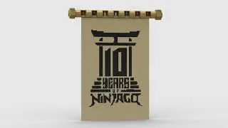Lego 10 Years of Ninjago Scroll - Lego Ideas 10 YEARS OF LEGO® NINJAGO®! Contest