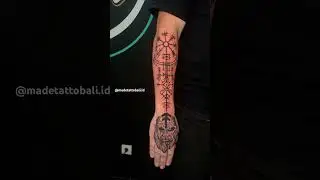 Symbol tatto done by made tatto bali #shortvideo #tattoolover #madetattobali