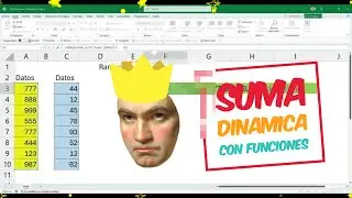 ➕ Suma Dinámica en Excel con funciones ‼️