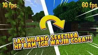 CARA MENGHILANGKAN LAG DI MCPE 1.16 RAM 1GB WAJIB COBA!!!