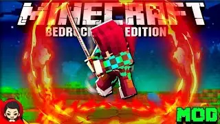 Demon Slayer Mod Minecraft Pe 1.19 || Demon Slayer Mod For Mcpe..