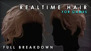 Making HAIR for Games [MADE EASY]