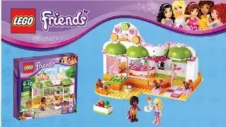 Lego Friends Juice Bar Review and Time-lapse Build