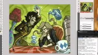 Speedpaint: Tea Party and Biker Celestia