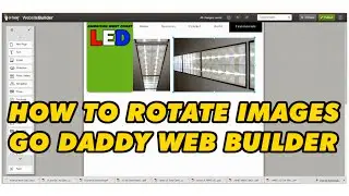HOW TO ROTATE IMAGES IN GO DADDY WEBSITE BUILDER