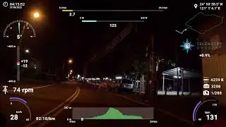testing Telemetry Overlay trial version 湖口後山 117縣道 4K60 單車 自行車 GoPro HERO11 Black