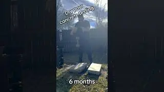New dry pour concrete testing after 6 months 