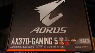 Gigabyte AX370 Gaming 5 Unboxing