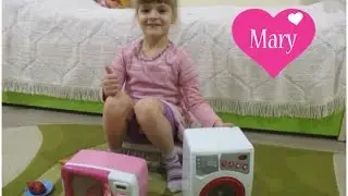 Игрушки для детской кухни. Микроволновка и Стиралка. Обзор Мисс Мэри