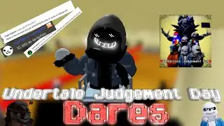 Roblox Undertale Judgement Day Dares