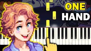 Friday Night Funkin' - Senpai - VERY EASY Piano tutorial