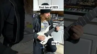 First Jam of 2023 clip 2 | #shorts #guitar #guitarist #guitarsolo #beats #beat