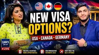 USA, Germany & Canada New Visa Options | Abu Bakar Adil Live on DAWN TV | Superior Consulting