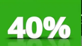 40%.....GREEN SCREEN EFFECT VIDEO