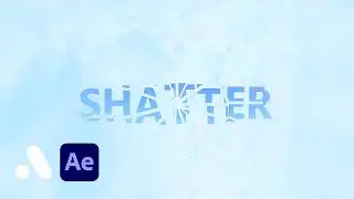 Create a Cinematic Shatter Text Effect in After Effects (No Plugins)