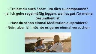 Wie Entspannst Du Dich? / Deutsch Lernen- Geschichte/ #deutsch #lernen #german #lesson #a1 #a2 #b1