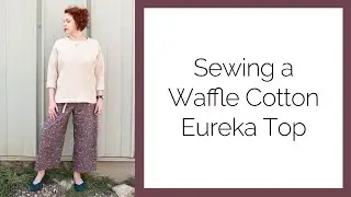 The Waffle Cotton Eureka Pocket Top