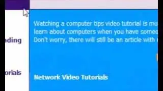 Free computer help and computer tips and tricks
