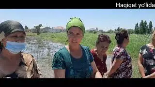 My house was flooded in the Bakhshilar neighborhood of Urgench district.