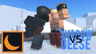 Shadow vs. Geese Howard Improved Quality  First Animation Movie #roblox #robloxanimation #crossover