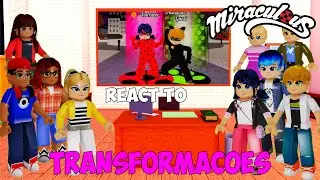 Miraculous Ladybug React to Transformation NO [NEW] MJ - MIRACULOUS ROBLOX!