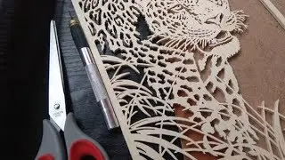 Background making for scroll saw project