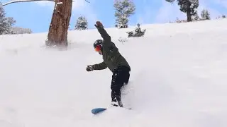 Powder Day Snowboarding Big Sky Resort