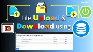 [HINDI] 📁Spring Boot Upload Download File To-From Database | 🚀 [NEW] 2024 | File Storage System
