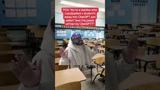 Using their own tools against them 😂😂 #teachers #chatgpt