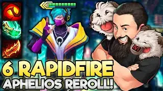 6 Rapidfire - Reroll Aphelios is a Comp?! | TFT Remix Rumble | Teamfight Tactics