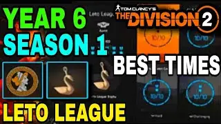 Tom Clancy's Division 2 | YEAR 6 SEASON 1  MANHUNT STORY ( LETO LEAGUE ) ALL REWARDS | GAMEPLAY