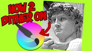 How to use Dithering in Krita! - Krita dithering tutorial