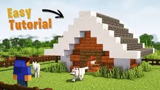 Minecraft: Dog House Tutorial - Easy Build Tutorial