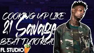 How To Make A 21 Savage Type Beat In Fl Studio Tutorial