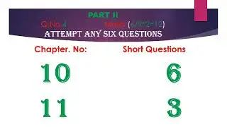 10th Class General Science Pairing Scheme 2023