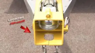 MOTTEZ TRAILER HITCH LOCK 100MM | Screwfix