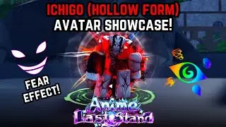 AVATAR ICHIGO (HOLLOW FORM) SHOWCASE! - MAX SKILL TREE + PRIDE BUFF | ANIME LAST STAND