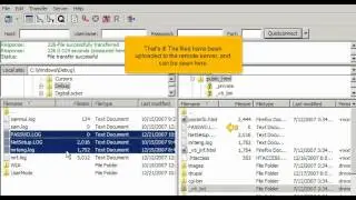FTP - Uploading Files using FileZilla