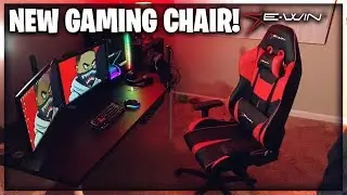 MY BRAND NEW EWIN RACING GAMING CHAIR! | REVIEW/SETUP TOUR!
