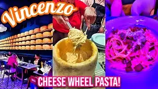 PASTA MADE IN A CHEESE WHEEL?! - Vincenzo Little Italy Review 📍San Diego, California