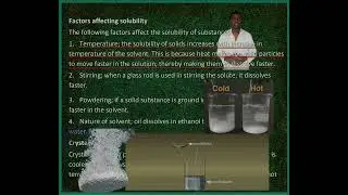 factors affecting solubility #education #prepareforexam #science