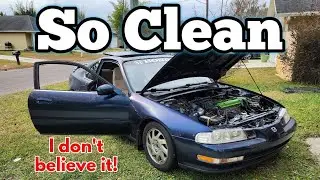 I deep cleaned my 27 year old Honda Prelude | 80% better from trashed to daily driver status