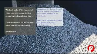 Filtros Pyrotek Rigid Glasweve para baixa pressão (Portuguese)