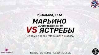 ХК МАРЬИНО 2008 - ХК ЯСТРЕБЫ 2008