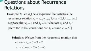 Sequences and Summations