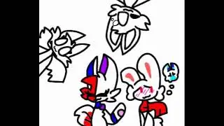 Gift for kittyz flake, Bloody Bunny, neko uwu, blue the macaroon lover