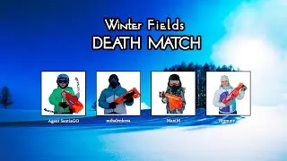 Нерф Война на русском от первого лица Зимние поля // Nerf War First Person Shooter Winter Fields