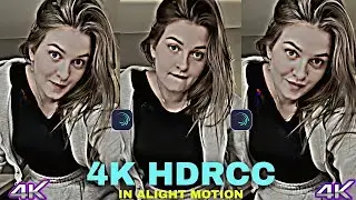 Alight Motion 4k HDRCC Effect 😲😍|| Normal Video Convert into 4k Edit || Tutorial Video 😍||