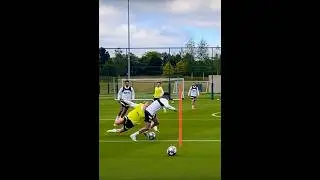 Riyah showing Haaland some skill