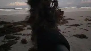 Mic Scratching on Beach ASMR 4k